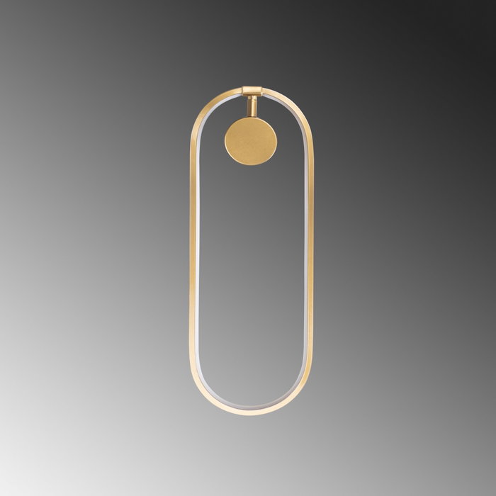 Opviq Can - 13557 Aplique de pared metálico dorado Opviq Can - 13557 Aplique de pared metálico dorado